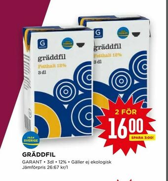 Willys Gräddfil erbjuda