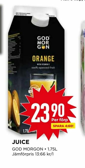 Willys Juice erbjuda