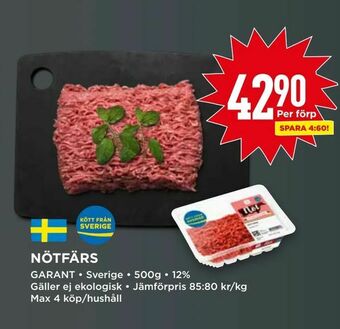 Willys Nötfärs erbjuda