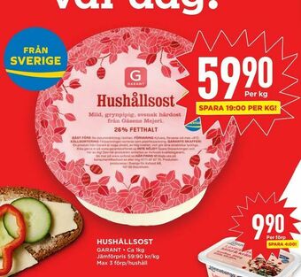 Willys Hemma Hushållsost erbjuda