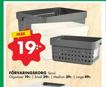 ÖoB Förvaringskorg erbjuda
