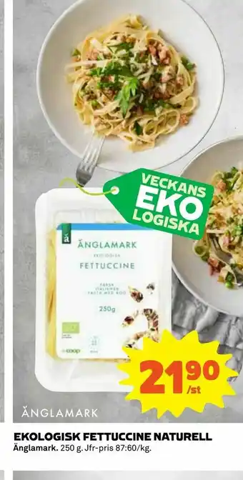 Coop Ekologisk fettuccine naturell erbjuda