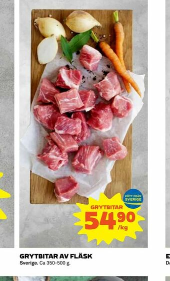 Coop Grytbitar av fläsk erbjuda