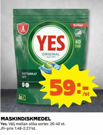 Maskindiskmedel