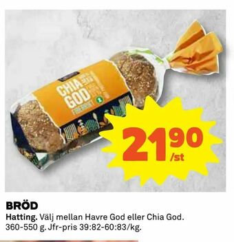Coop Bröd erbjuda