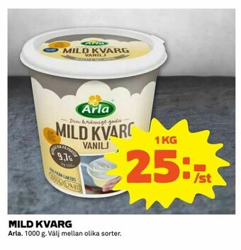 Coop Extra Mild kvarg erbjuda