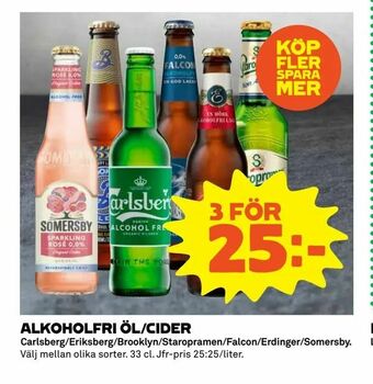 Coop Extra Alkoholfri öl/cider erbjuda