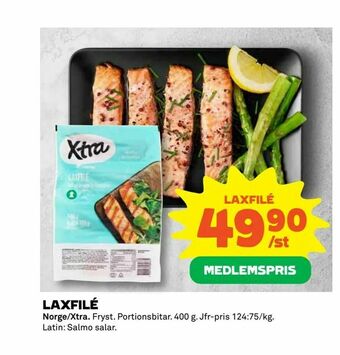 Coop Extra Laxfilé erbjuda