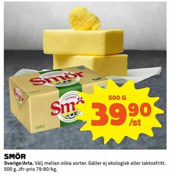 Coop Extra Smör erbjuda