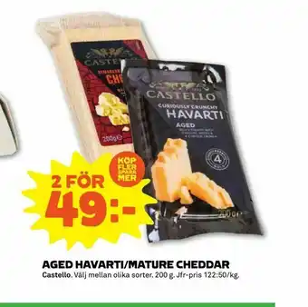 Coop Forum Aged havarti/mature cheddar erbjuda