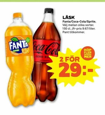Coop Forum Läsk erbjuda