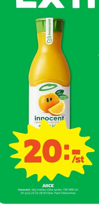 Coop Forum Juice erbjuda