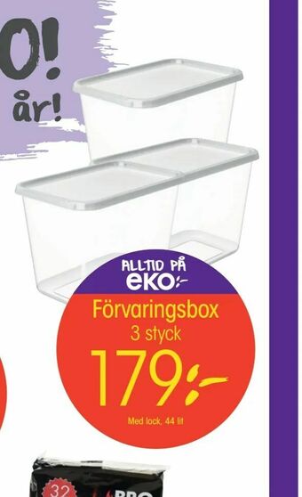 EKO Förvaringsbox erbjuda