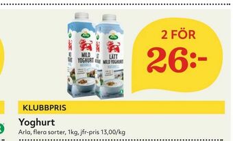 Hemköp Yoghurt erbjuda