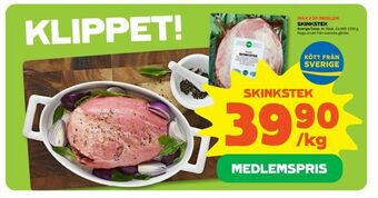 Stora Coop Skinkstek erbjuda