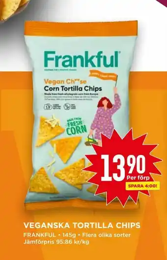 Willys Veganska tortilla chips erbjuda