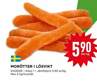 Willys Morötter i lösvikt erbjuda