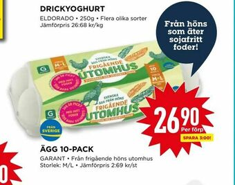 Willys Ägg 10-pack erbjuda