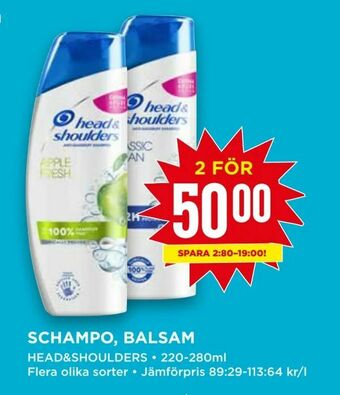 Willys Schampo, balsam erbjuda