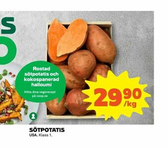 Coop Extra Sötpotatis erbjuda