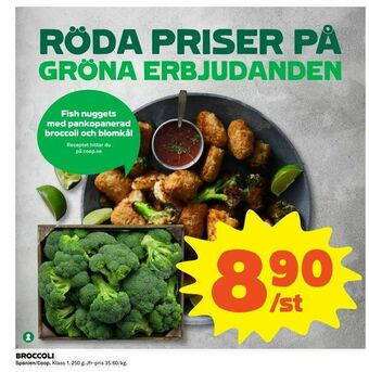 Coop Extra Broccoli erbjuda