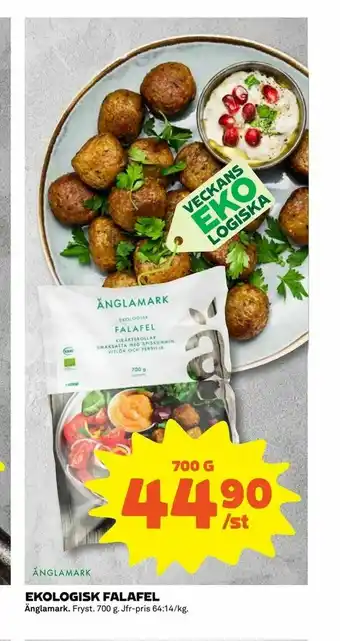 Coop Extra Ekologisk falafel erbjuda
