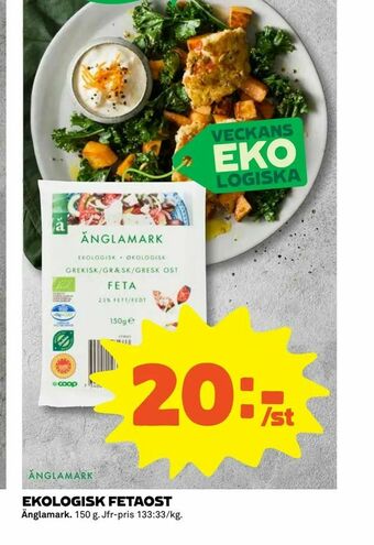 Coop Extra Ekologisk fetaost erbjuda
