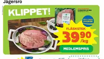 Fläskstek av bog
