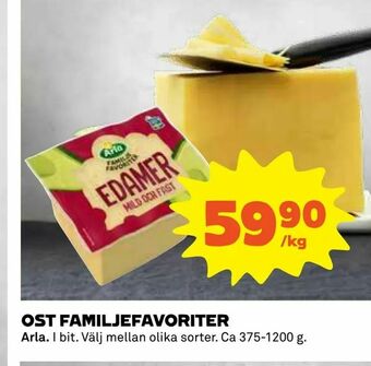 Coop Konsum Ost familjefavoriter erbjuda