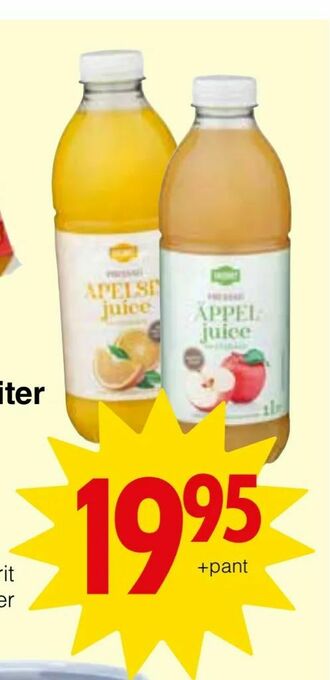 Matöppet Juice erbjuda
