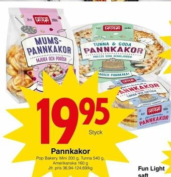 Matöppet Pannkakor erbjuda