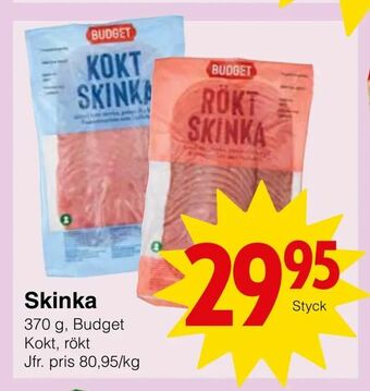Matöppet Skinka erbjuda