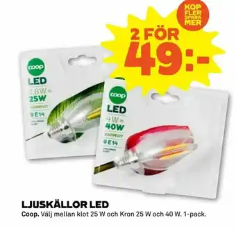 Stora Coop Ljuskällor led erbjuda