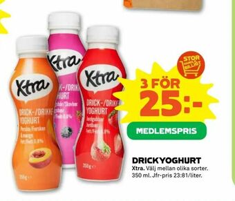 Stora Coop Drickyoghurt erbjuda