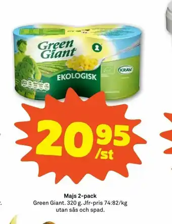 Stora Coop Majs 2-pack erbjuda