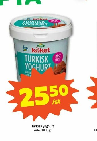Stora Coop Turkisk yoghurt erbjuda