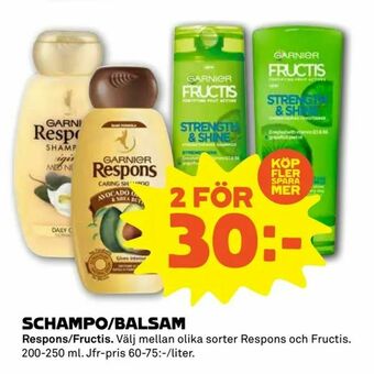 Stora Coop Schampo/balsam erbjuda