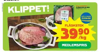 Stora Coop Fläskstek av bog erbjuda