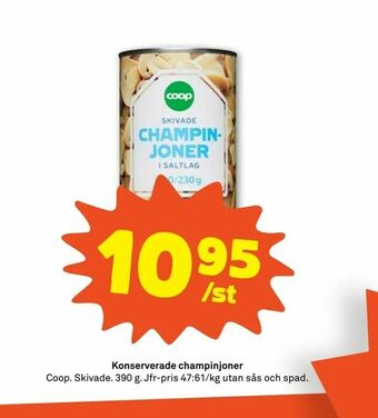Stora Coop Konserverade champinjoner erbjuda