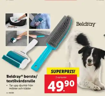 Beldray borste/ textilvårdsrulle