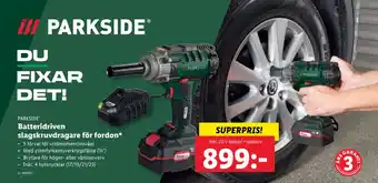 Lidl Batteridriven slagskruvdragare för fordon erbjuda