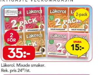 Bo Ohlsson Läkerol halstabletter strawberry lime erbjuda