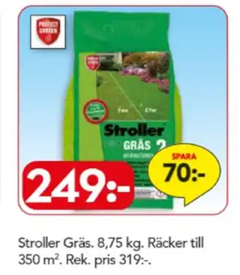Bo Ohlsson Stroller gräsmattegödsel erbjuda