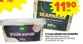 Coop Extra Kylda Såser/Kryddsmör 100-200 g erbjuda