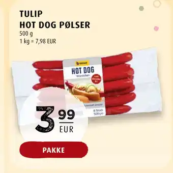 Scandinavian Park TULIP HOT DOG PØLSER erbjuda