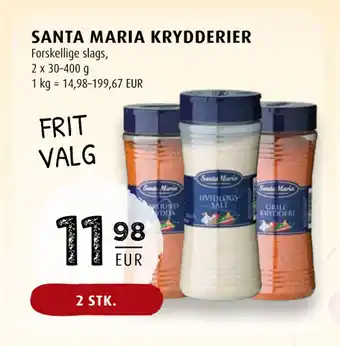 Scandinavian Park SANTA MARIA KRYDDERIER erbjuda