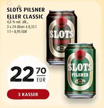 Scandinavian Park SLOTS PILSNER ELLER CLASSIC erbjuda