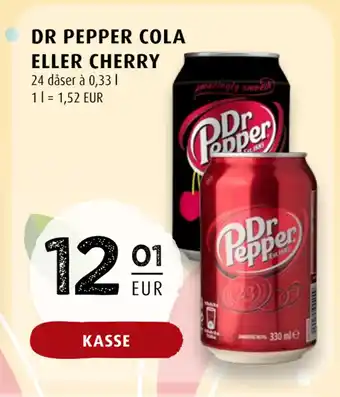 Scandinavian Park DR PEPPER COLA ELLER CHERRY erbjuda