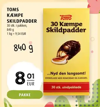 Scandinavian Park TOMS KÆMPE SKILDPADDER erbjuda