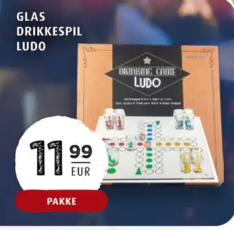 Scandinavian Park GLAS DRIKKESPIL LUDO erbjuda